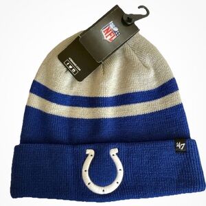 '47 Brand NFL Indianapolis Colts Logo Embroidered Beanie NWT